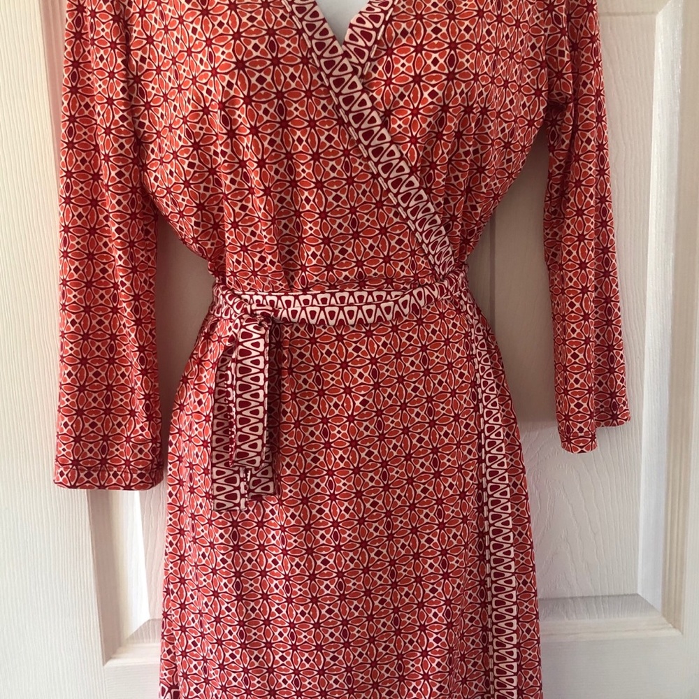 Max Studio Wrap Tie Dress